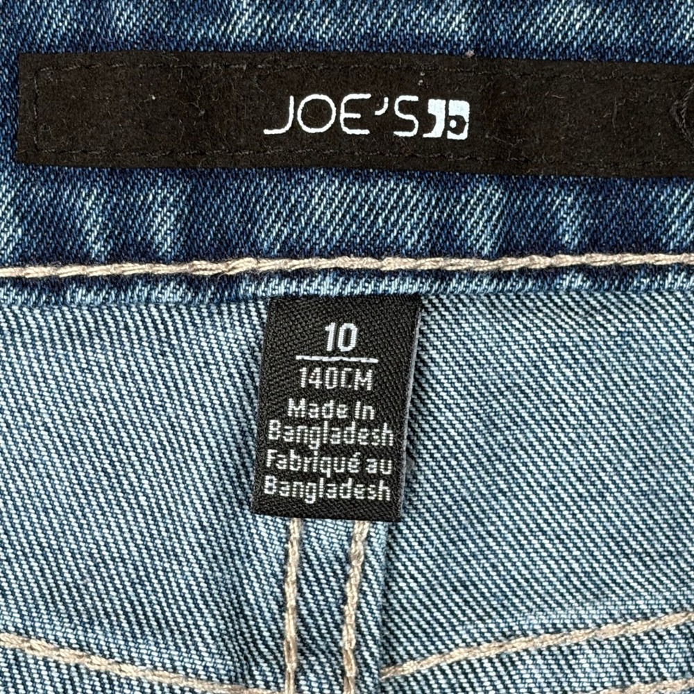 Joe's Jeans Molly 1509 Girls Blue Flare Leg Patch Pocket Denim Jeans Size 10 - Picture 7 of 11